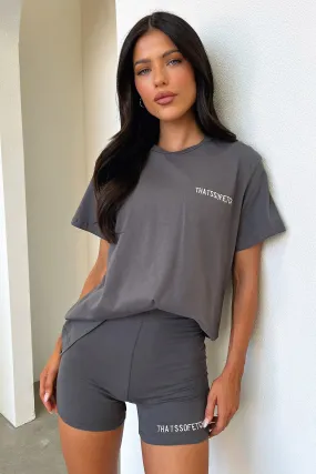 Easy Wear Adult Wear Jaska Tee - Charcoal