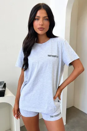 Simple Look layerable Jaska Tee - Grey
