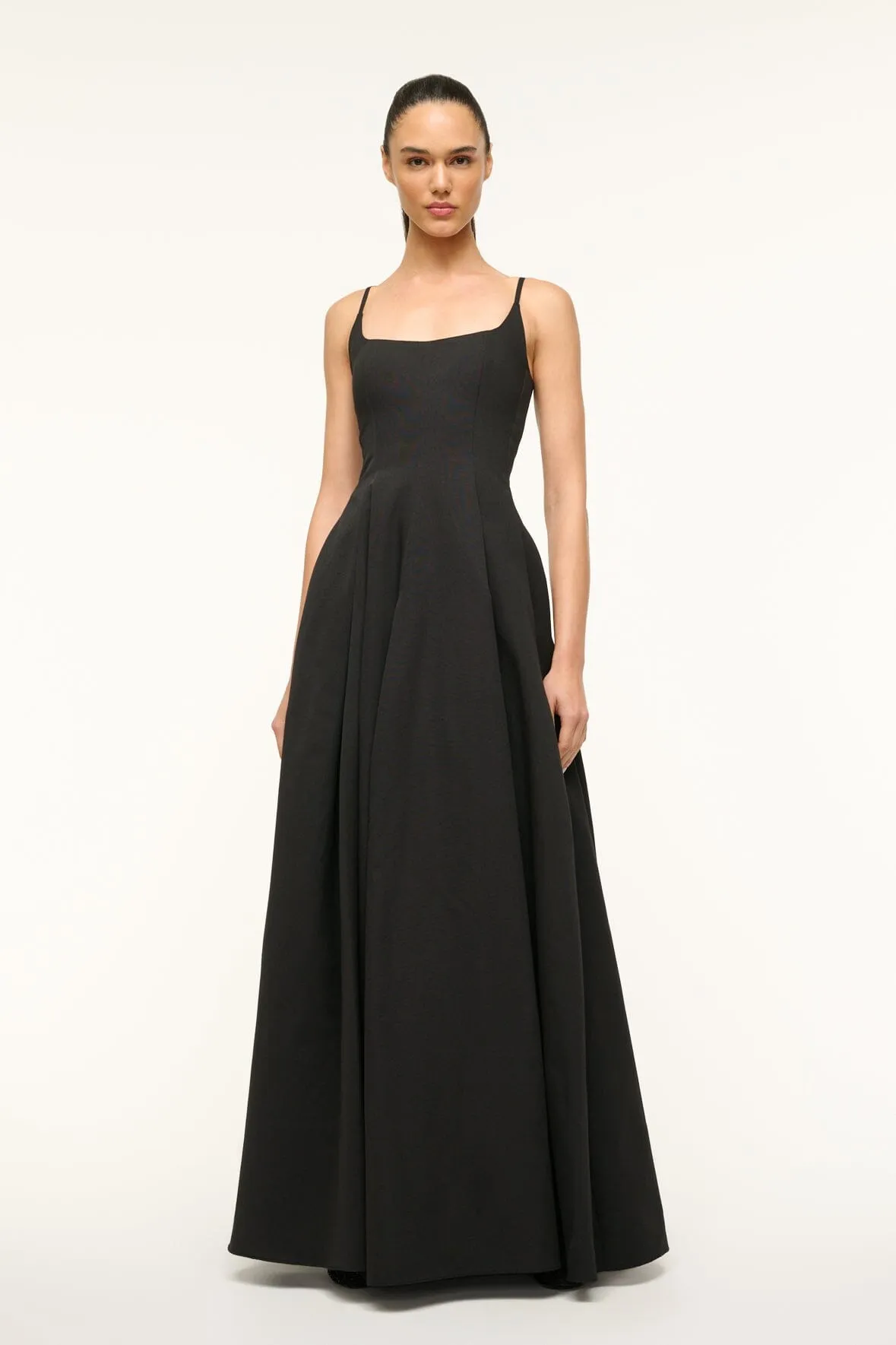 Contemporary Vibe Clean Comfort JOY MAXI DRESS | BLACK