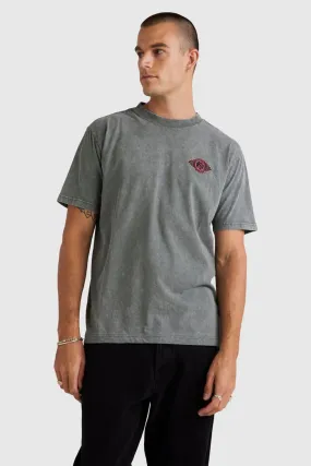 Multi Panel Design Jupiter Short Sleeve Tee Jade
