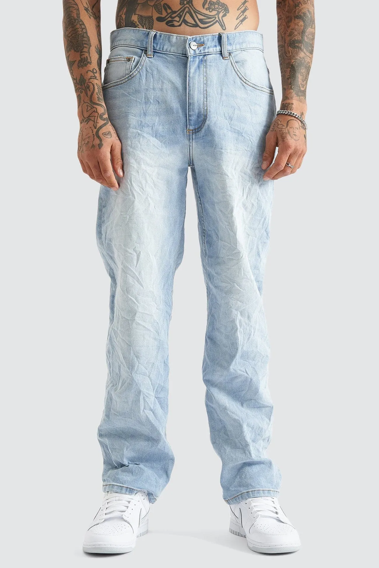K5 Relaxed Fit Jean Sunbleached Blue All Occasion