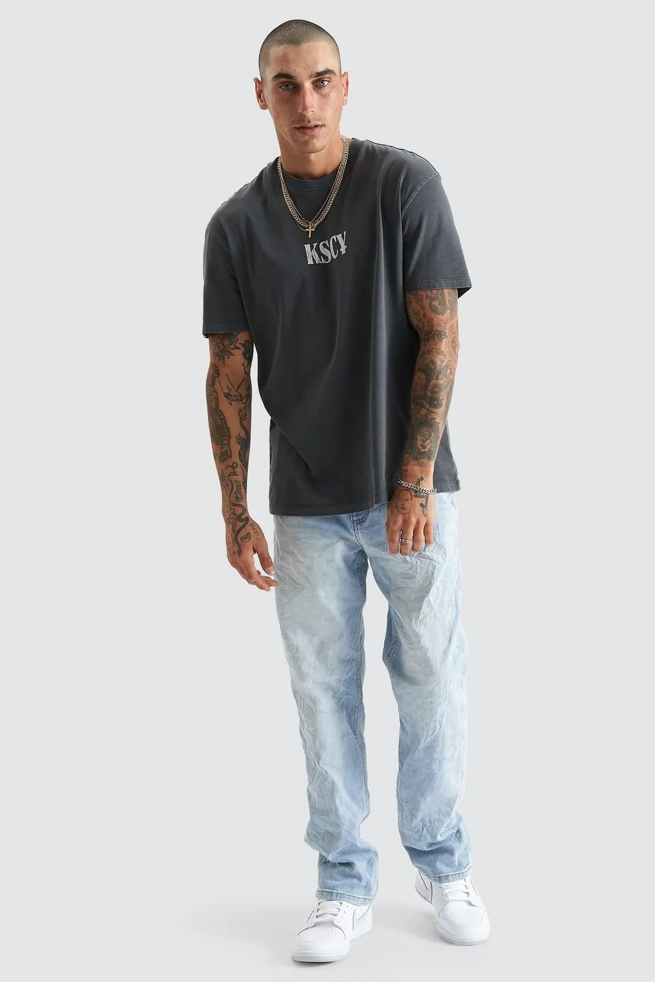 K5 Relaxed Fit Jean Sunbleached Blue QuickDryTechnology