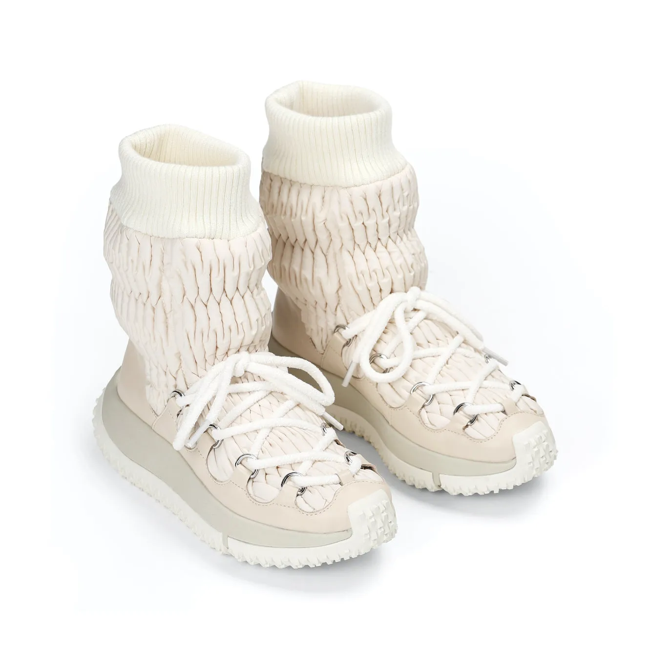 Cushioned heel Anti Slip Traction KAPOK CANDY CREAM