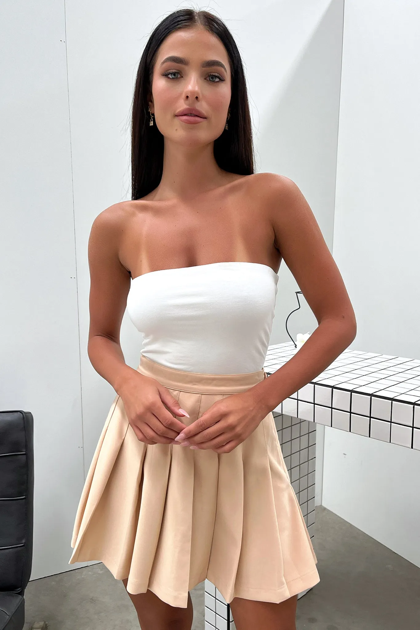Kareena Skirt - Tan Mix Separates Resale Value