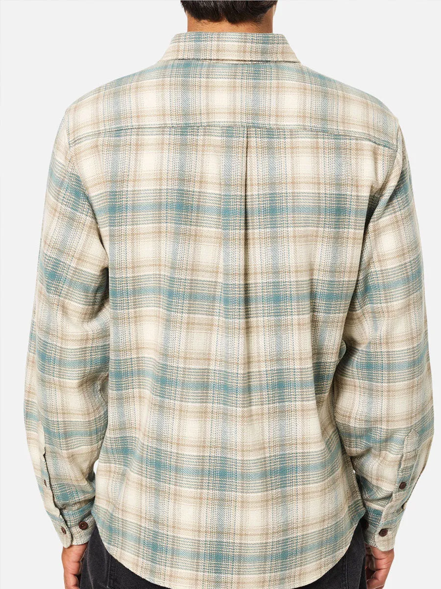 LayeredDurability KATIN SIERRA FLANNEL - ATLANTIC GREEN