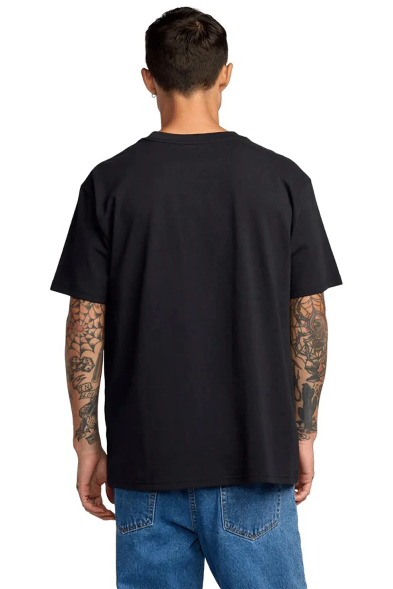 Quick Release Buttons Fade Resistant Dye KSL Short Sleeve Tee Black