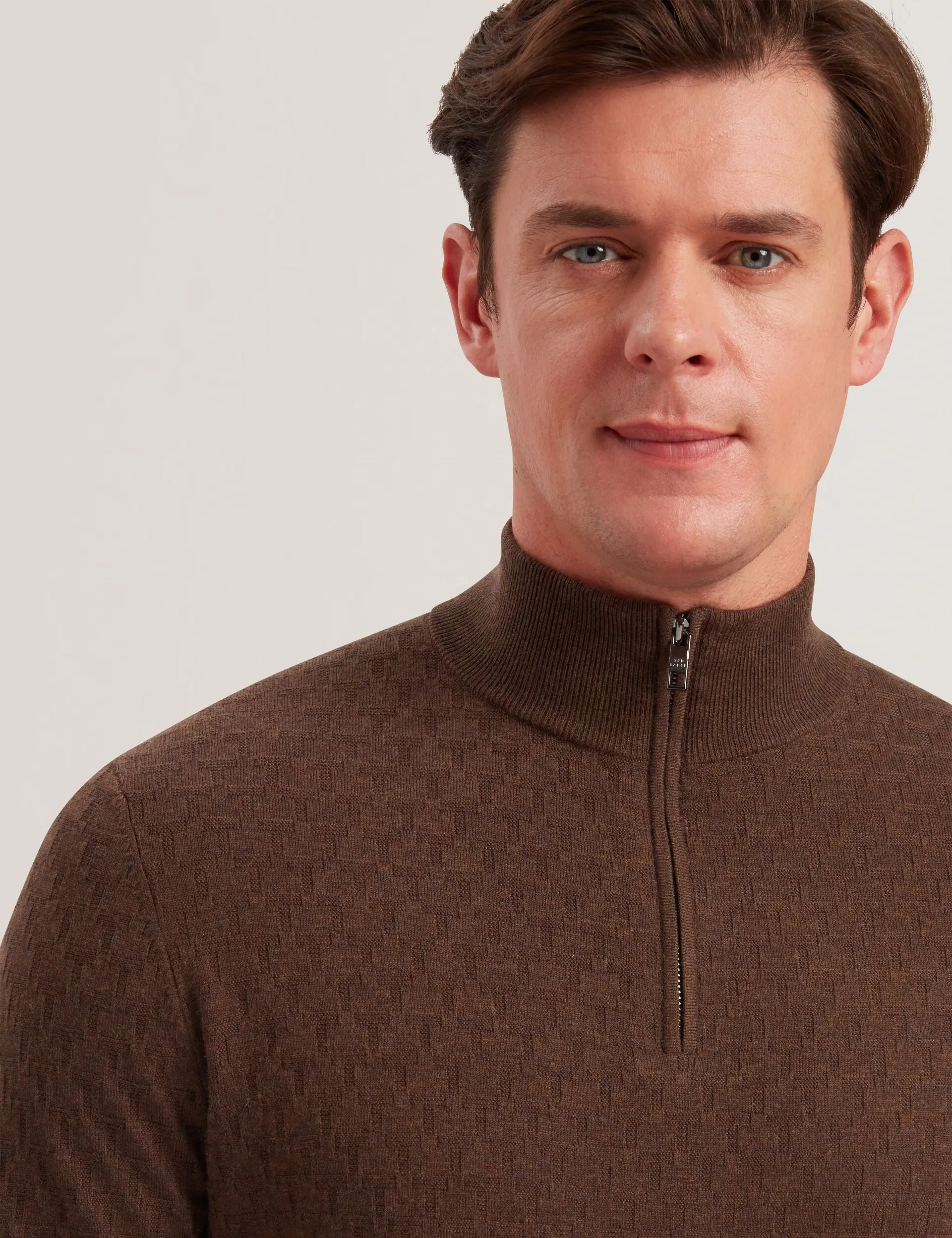 Lattice Stitch Pattern Winter Comfort KURNLE | BROWN