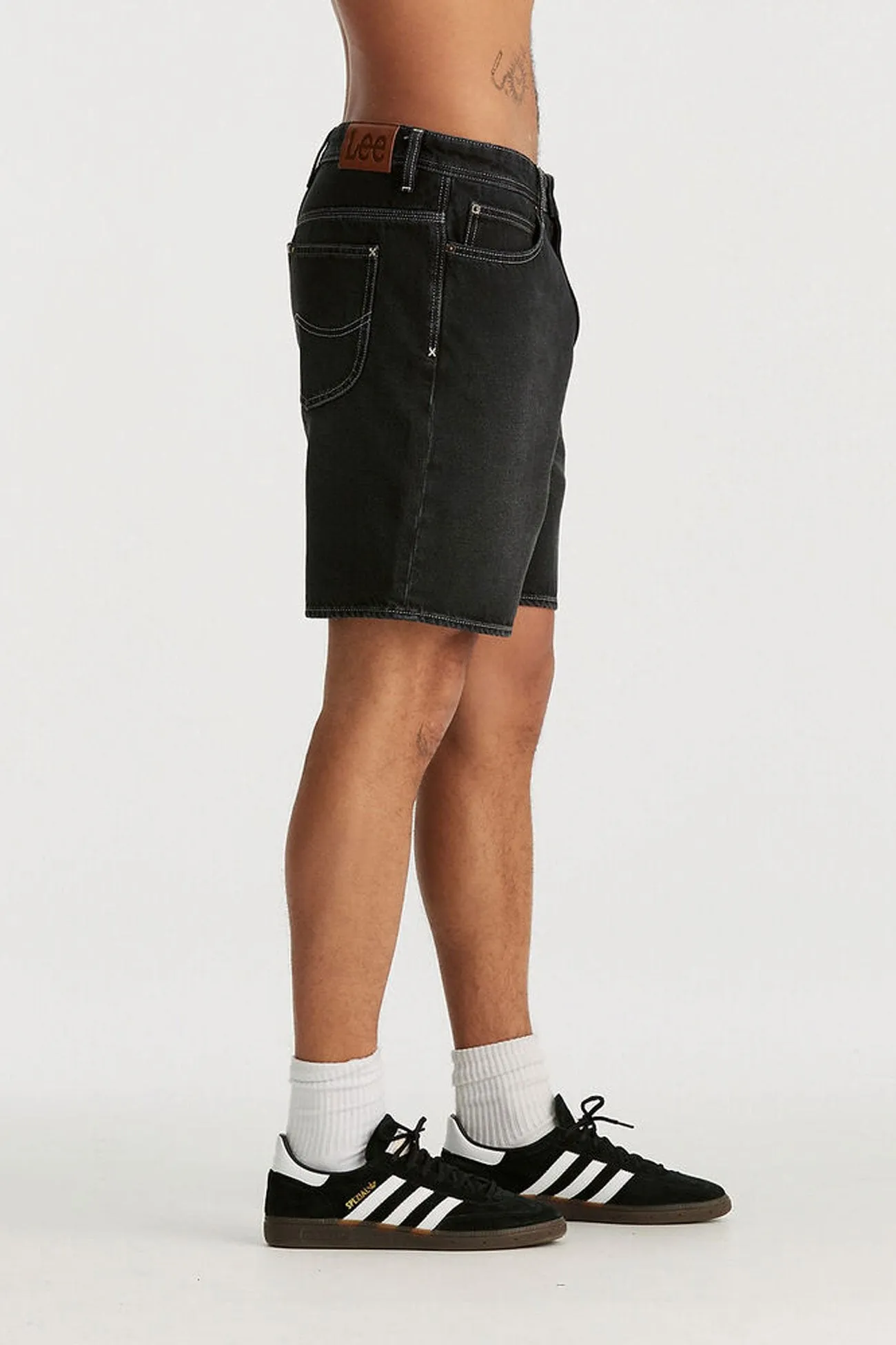 L-Four Baggy Short Tune Black ReinforcedBeltLoops