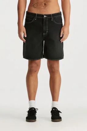 Double Stitched Natural Movement L-Four Baggy Short Tune Black