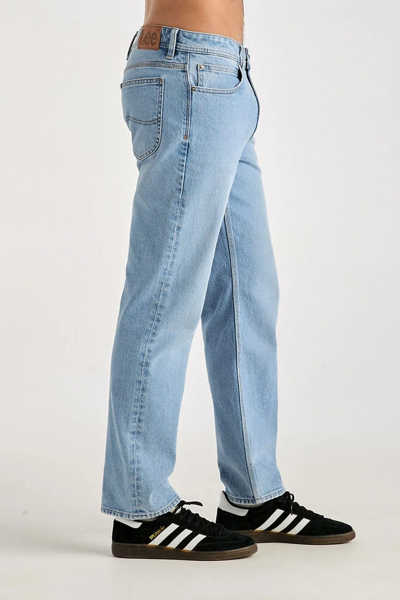 Ripped design Minimalist Waist L-Three Jean Scratch Indigo