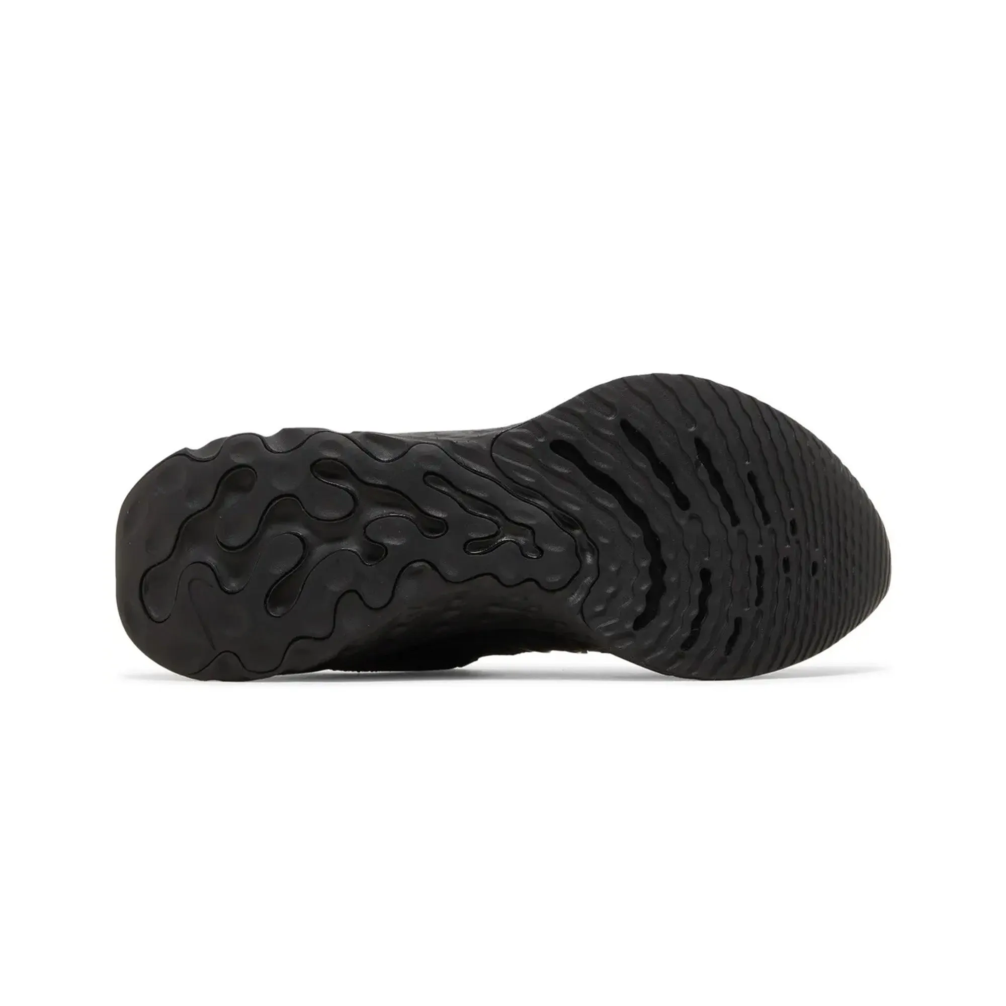 Nike React Infinity Run Flyknit 3 'Triple Black' (2022) Lightweight Cushioning Antimicrobial