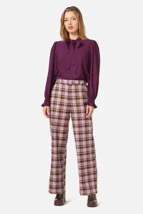 Jeannie Check Pant Sporty Comfort AntiPillingFabric