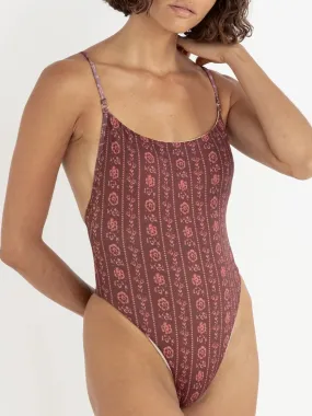 VINTAGE FLORAL ONE PIECE Adaptive Temperature Control Printed Hoodie