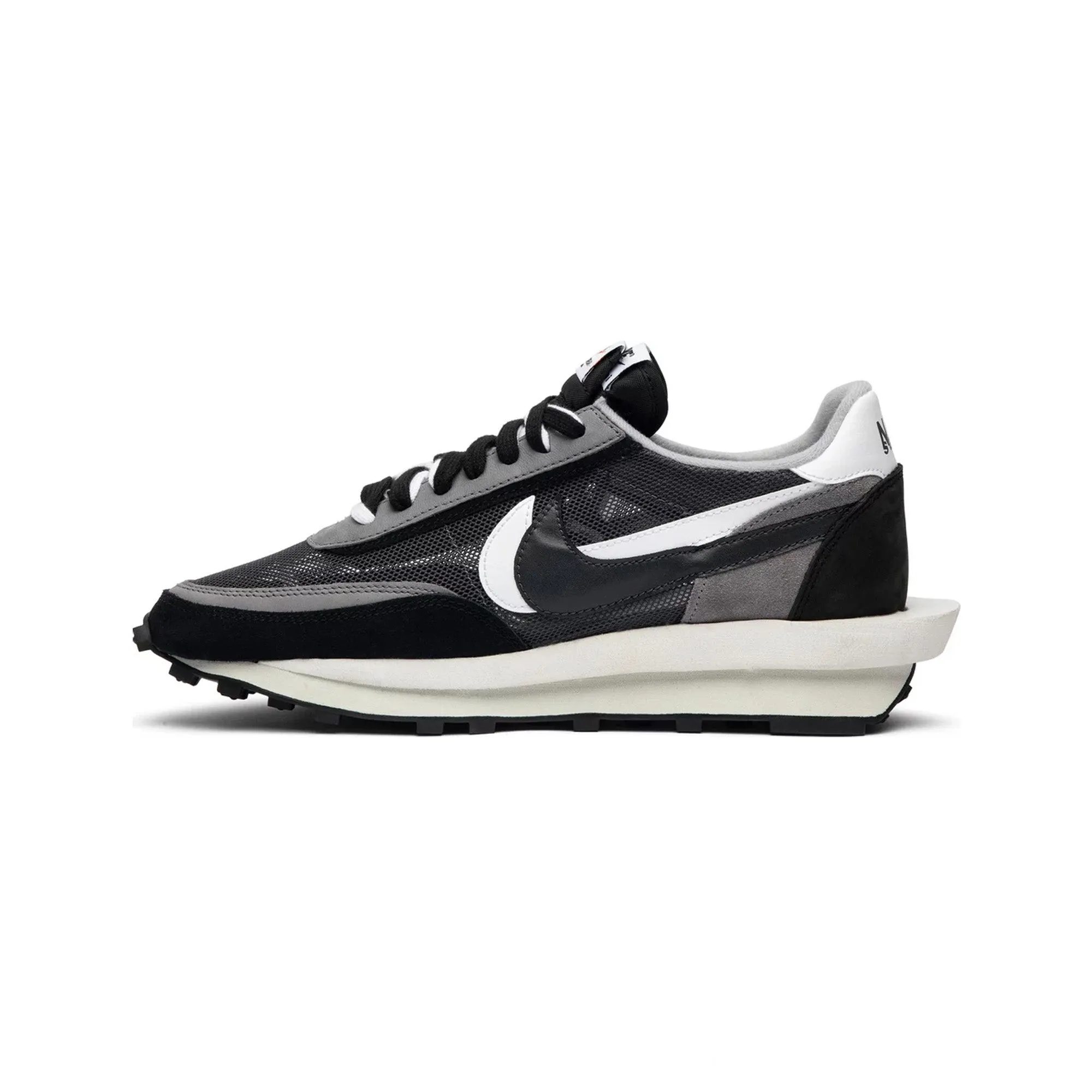 Eco friendly materials Breathable mesh construction LD Waffle 'Sacai Black' (2019)