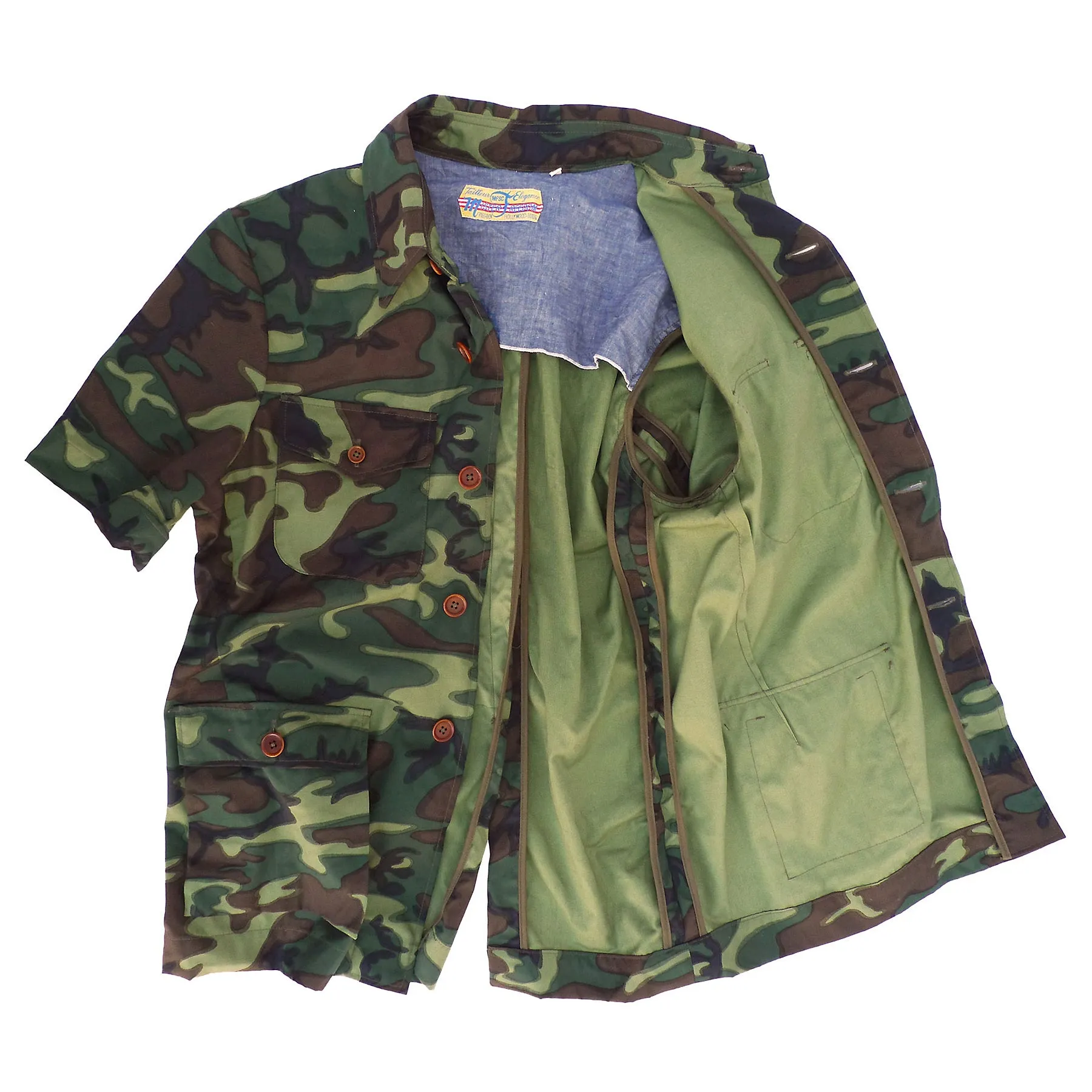Brushed Inner Lining Lightweight texture Le Continental Shirt - ERDL - Warehouse