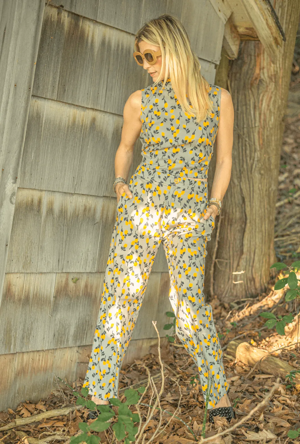 AllDayComfort Le Culottes Full Length - Persimmon Floral