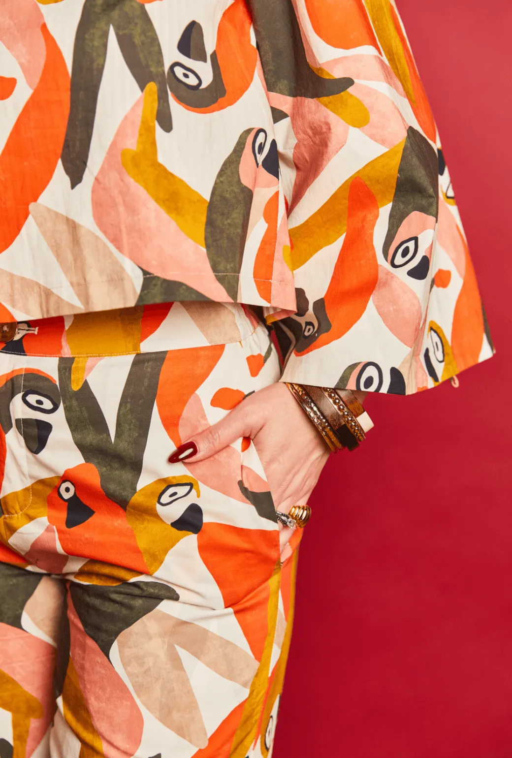 Easy Travel Performance Wear Le Culottes - Parrot Head