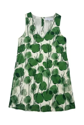 Silky Touch Le V Mod Dress - Forest Fleur