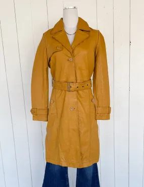 QuickDryMaterial Frictionless Lining Leah CF Trench Coat, Dark Yellow