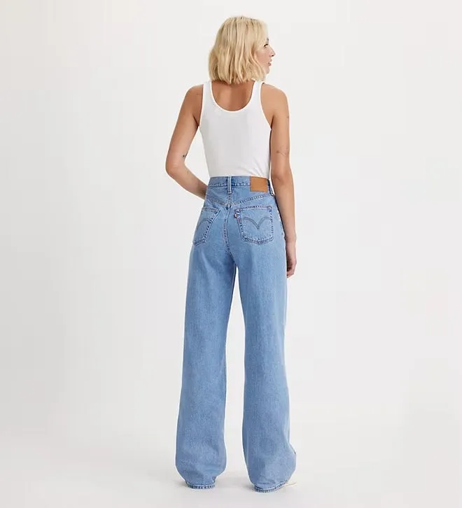 LEVI'S RIBCAGE WIDE LEG - SPLASH ZONE Casual Fit Design Travel Ready