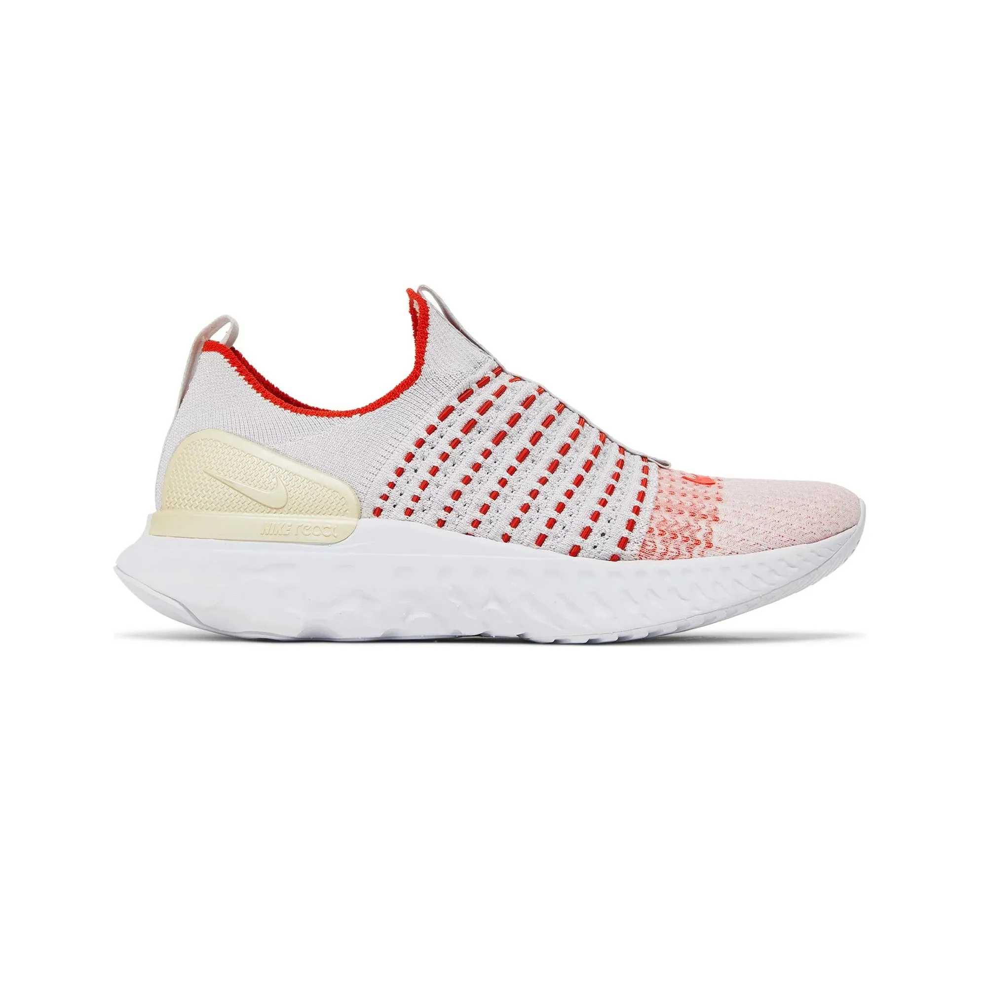 Nike React Phantom Run Flyknit 2 'Vast Grey Orange' Women's (2020) Cycling Comfort Stability frame