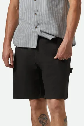 Clean Fit SeamlessPockets Builders Carpenter Baggy Short Washed Black