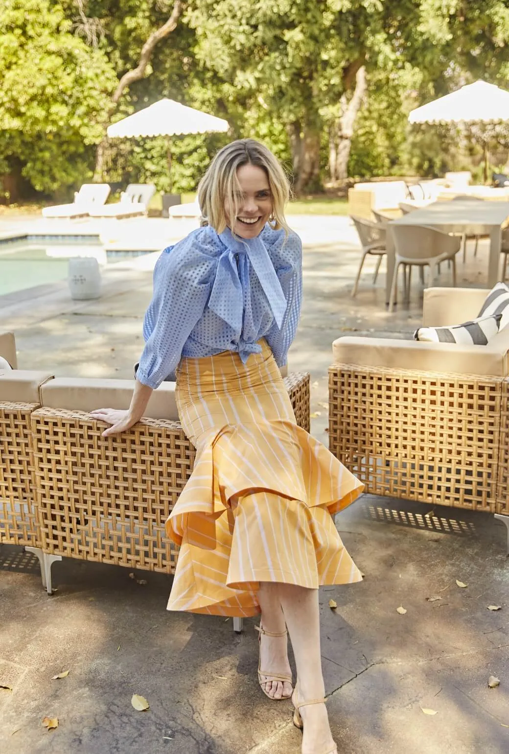 Cozy Comfort NonRestrictiveCut The Trumpet Teagan - Clementine Stripe