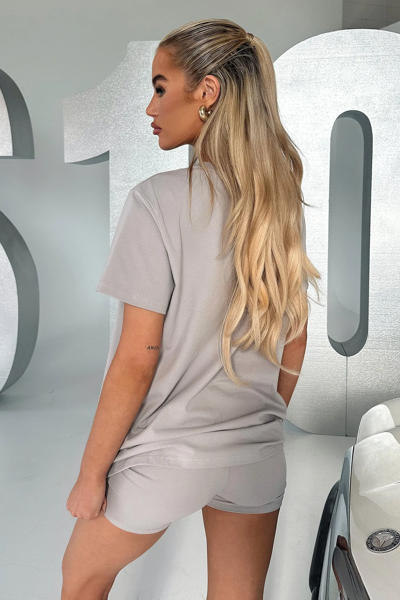 Series 10 Oversized Tee - Grey Easy Style Wear