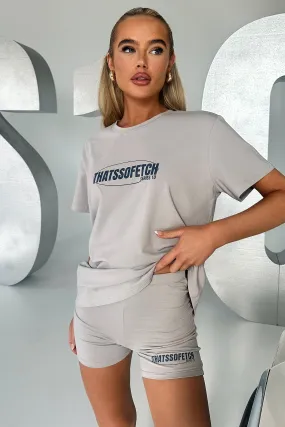 Spring Wear Series 10 Oversized Tee - Grey