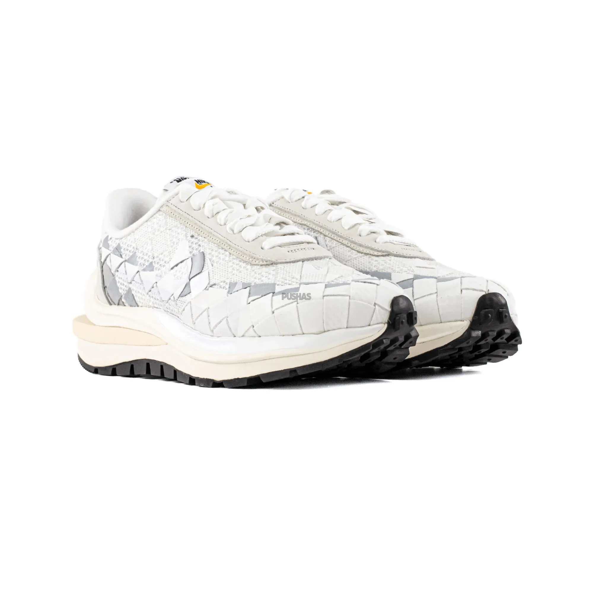 Nike VaporWaffle Woven x Sacai x Jean Paul Gaultier 'White' (2023) Noise reduction Shock Diffusion Pad