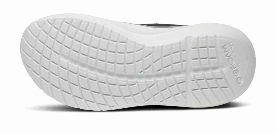 ergonomic - feature shoes Rolling Gait Tech OOFOS OOMY STRIDE WOMEN'S BLACK/WHITE