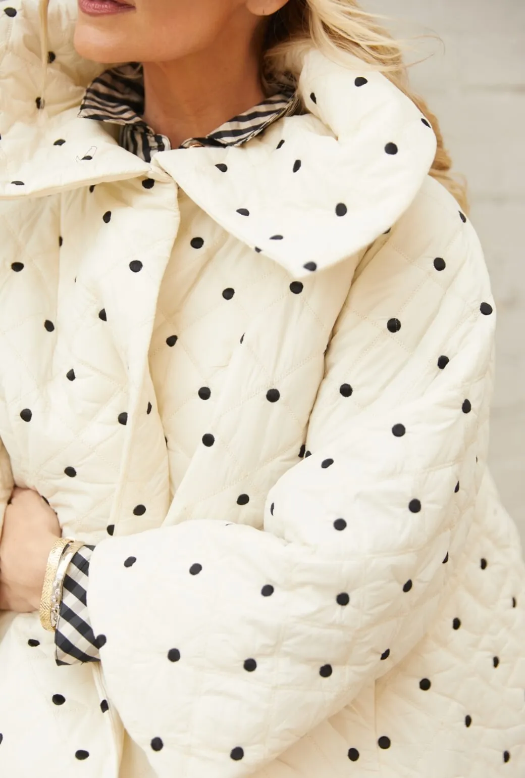 Softshell Technology Crisp Detail The Apr??s Car Coat - Ivory Puffer