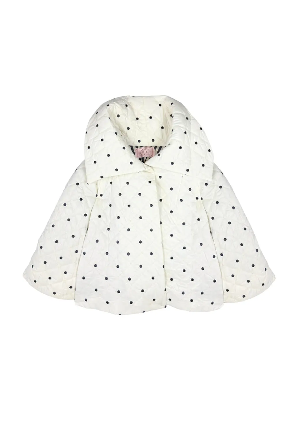 Flexible Layer Fit Organic Cotton Blend The Apr??s Car Coat - Ivory Puffer