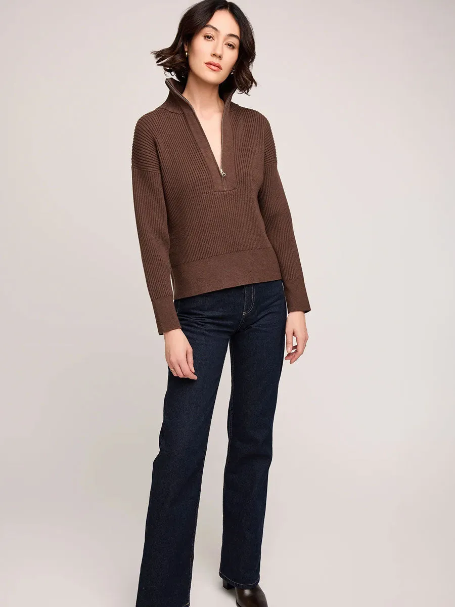 HOPE SWEATER - JAVA TumbleDryFriendlyMaterial Interlock Stitching