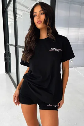 Chic Design Limited Edition Oversized Tee - Black