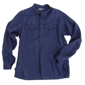 Job Interview Minimalist Aesthetic Liquette M35 Indigo Linen - Warehouse