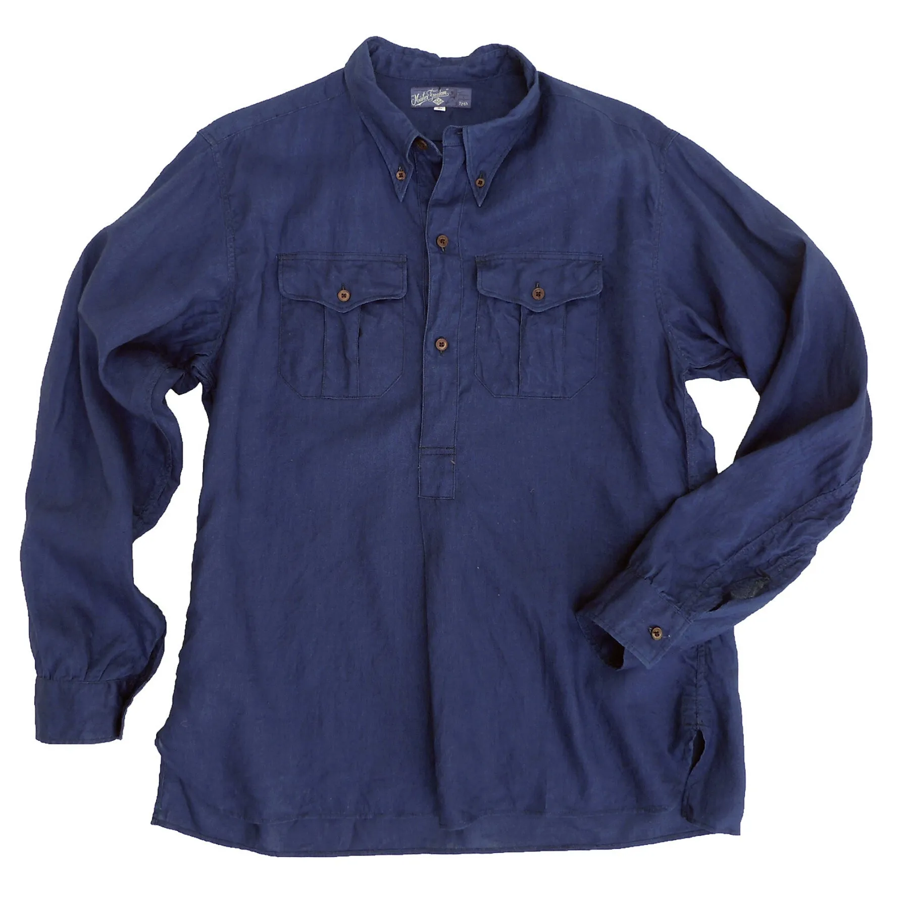Job Interview Minimalist Aesthetic Liquette M35 Indigo Linen - Warehouse