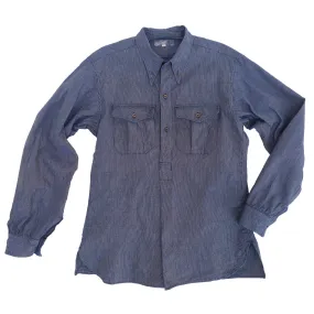 Liquette M35 Indigo Pin Stripe Ticking - Warehouse Iconic look Trendy Look