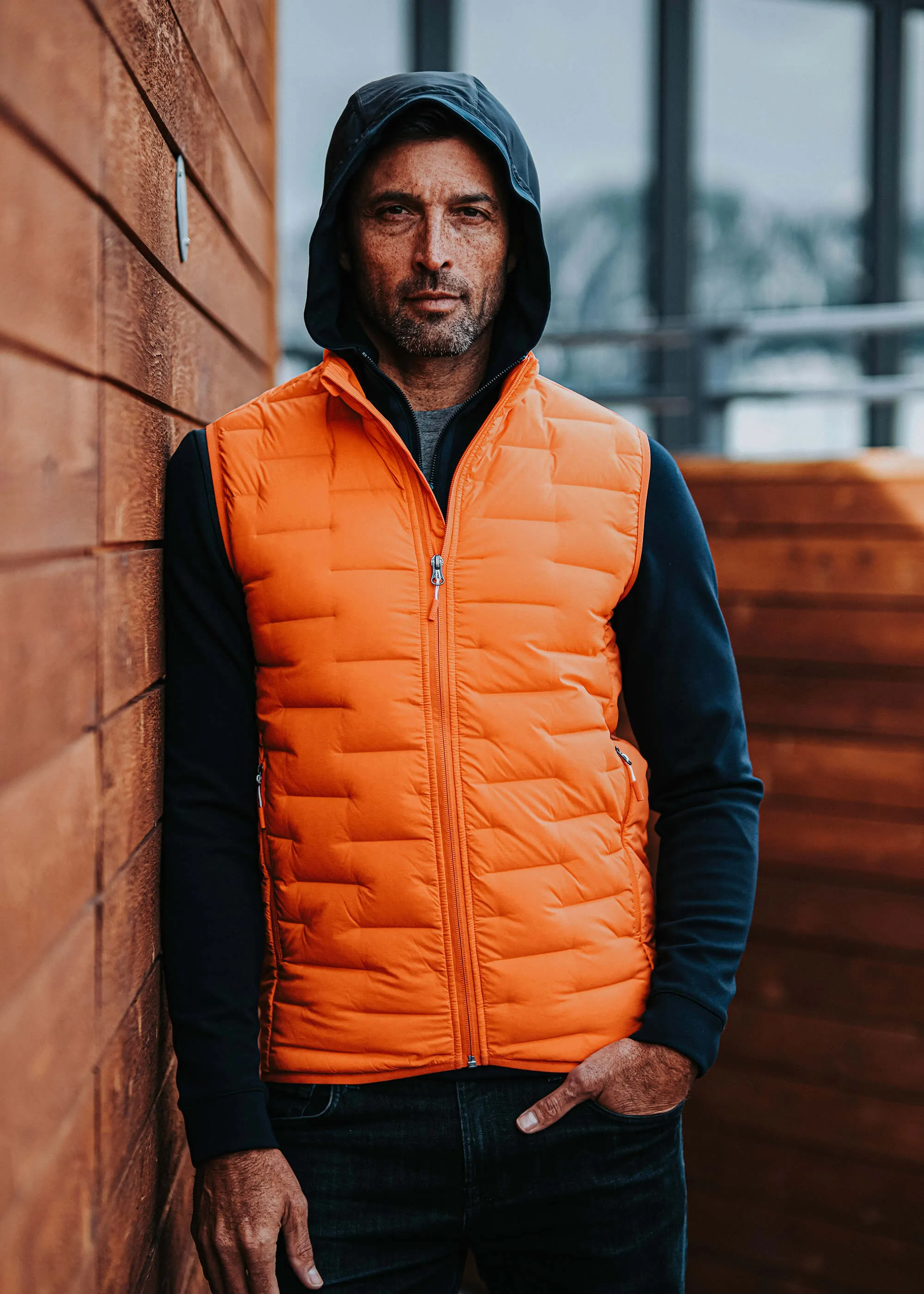 Lofoten Seamless Down Vest PFC Free Treatment Timeless Piece