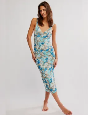 Long Live Printed Mesh Slip, Blue/Combo All-Purpose Comfort