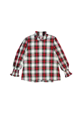 Cozy Wear Long Sleeve Mod Top - Dress Stewart Plaid