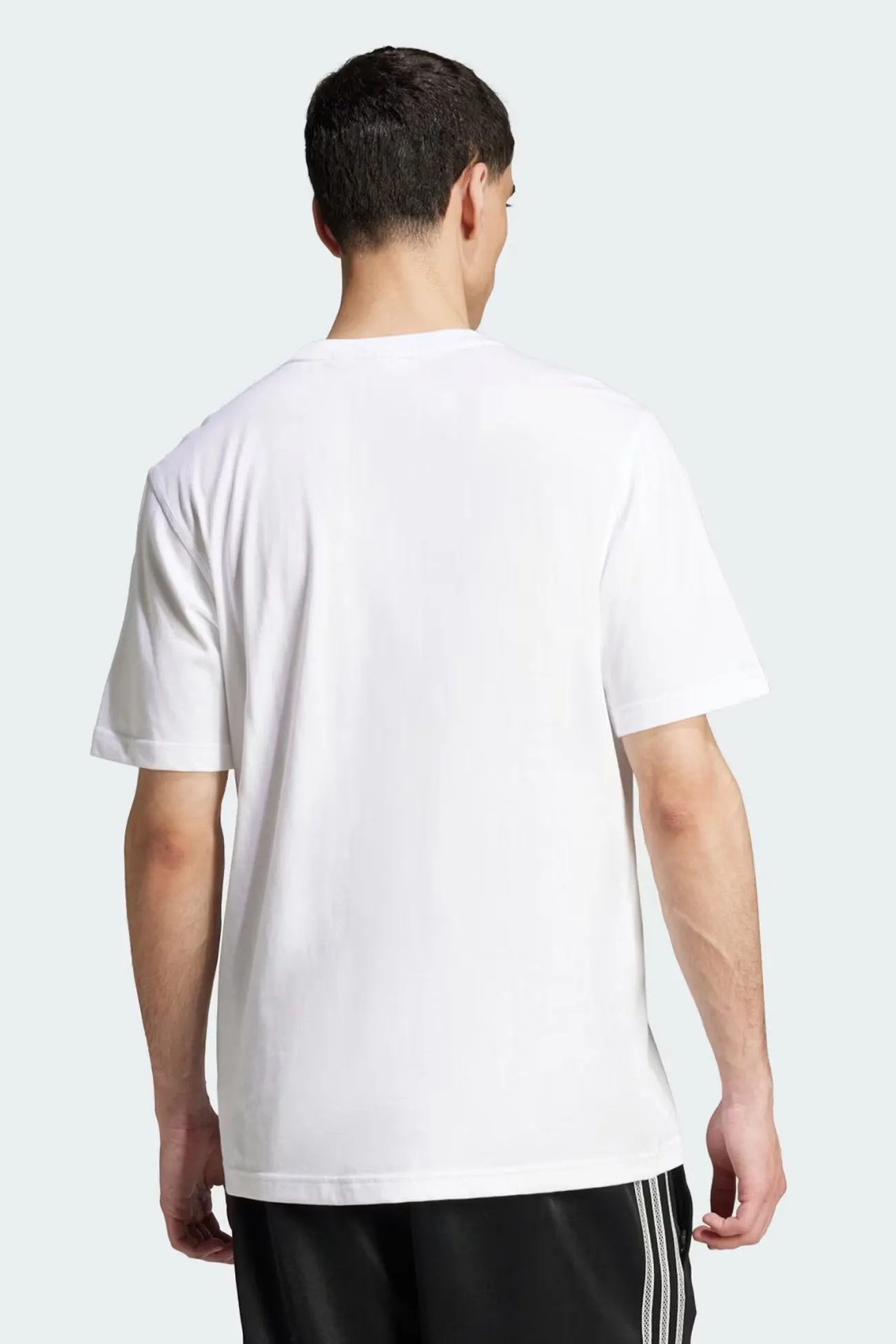 Trefoil Essential Tee White Durable Reinforced Elbow Patches Light material