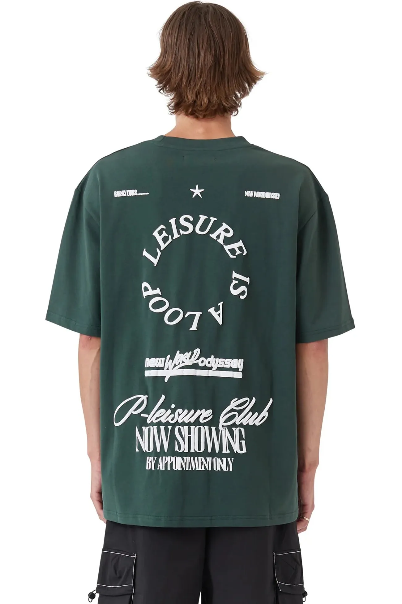 Loop Tee Forest Tactile Soft Texture Scoop Neck Shape