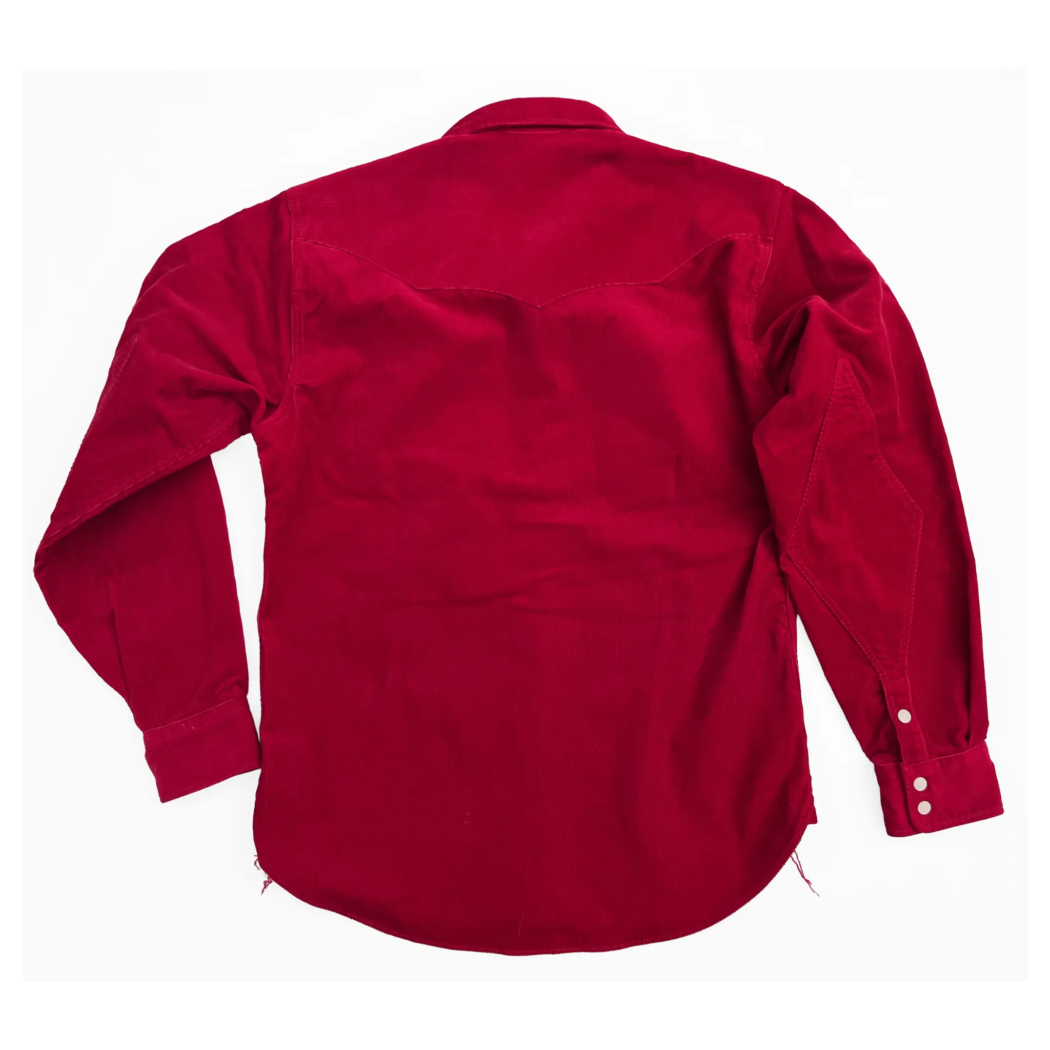 Smooth Stitch Pattern Holiday Special Dude Rancher Corduroy - Red