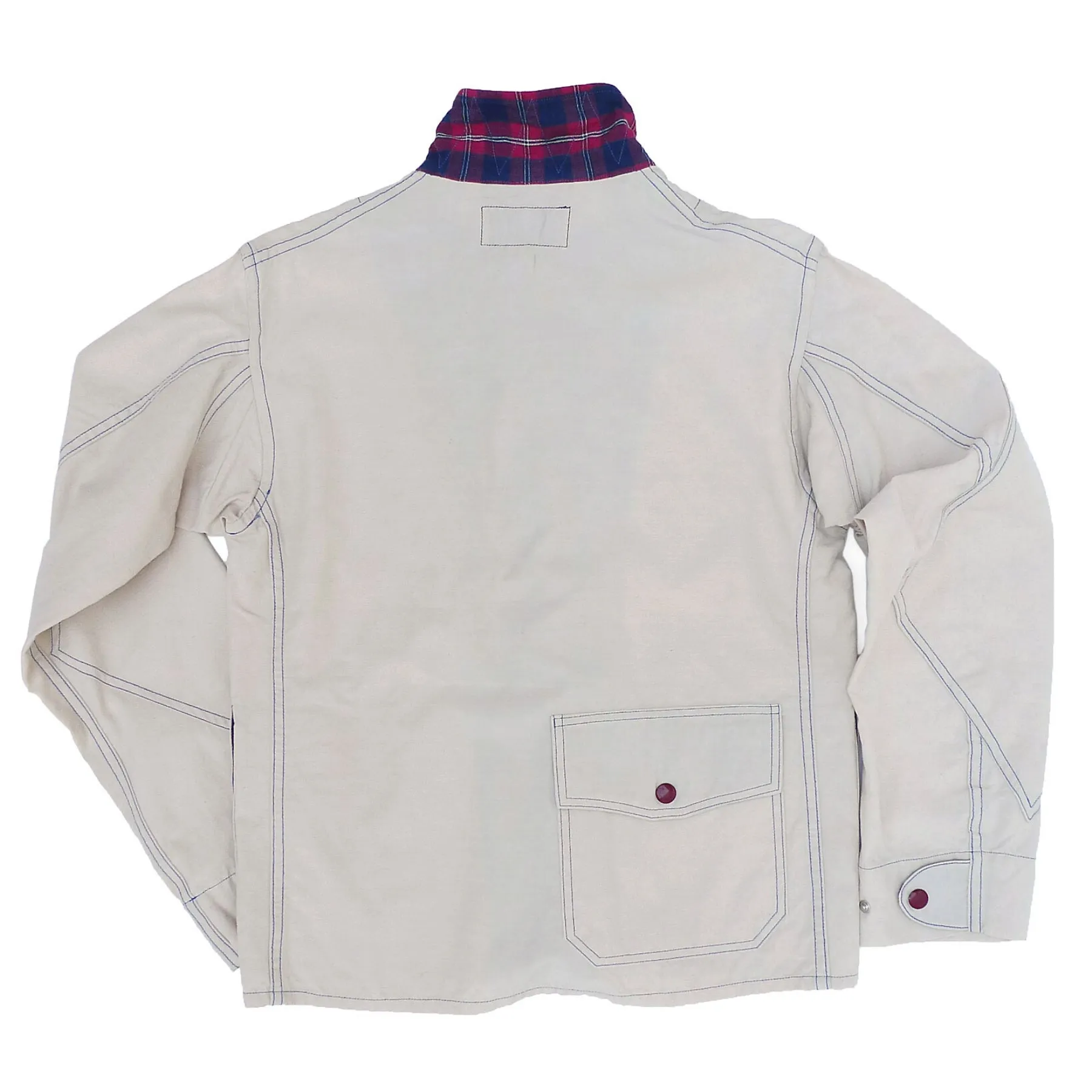 Sunday Walk Style Snag Free Knit Breezer Jacket - Off White - Warehouse