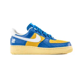 Nike Air Force 1 Low SP x Undefeated '5 On It Blue Yellow Croc' (2021) Clean Form