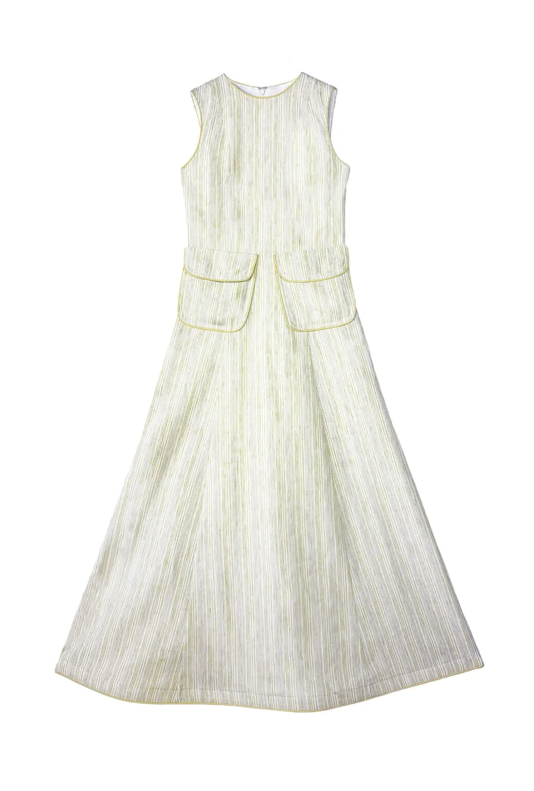 Smart Fashion Magic Day Buru x PBL Kelly Gown MIDI - Linen Stripe