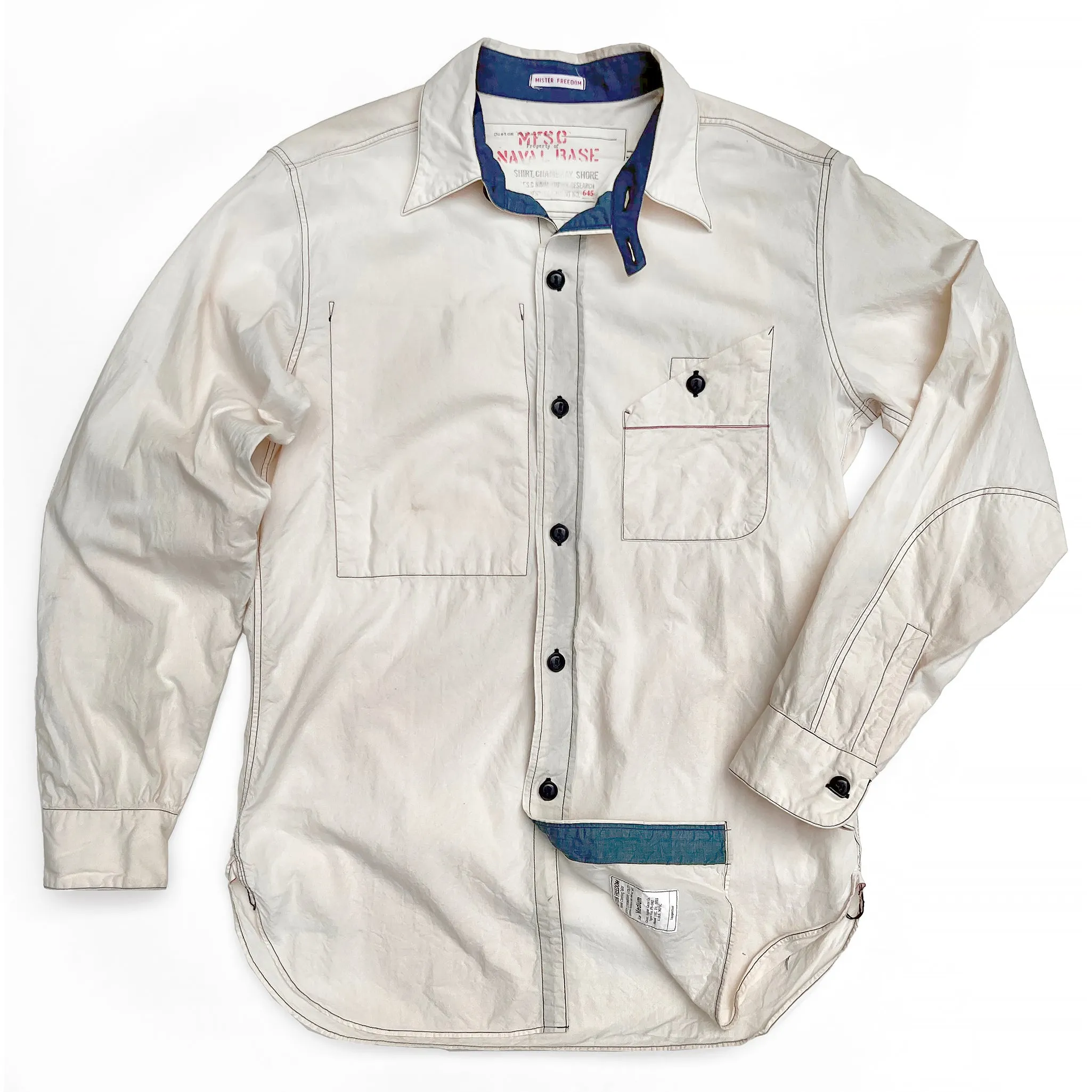 Utility Chambray - White - Warehouse Stylish Element