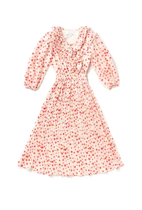 Sunset Scene The Blanche Dress - Flocking Dot