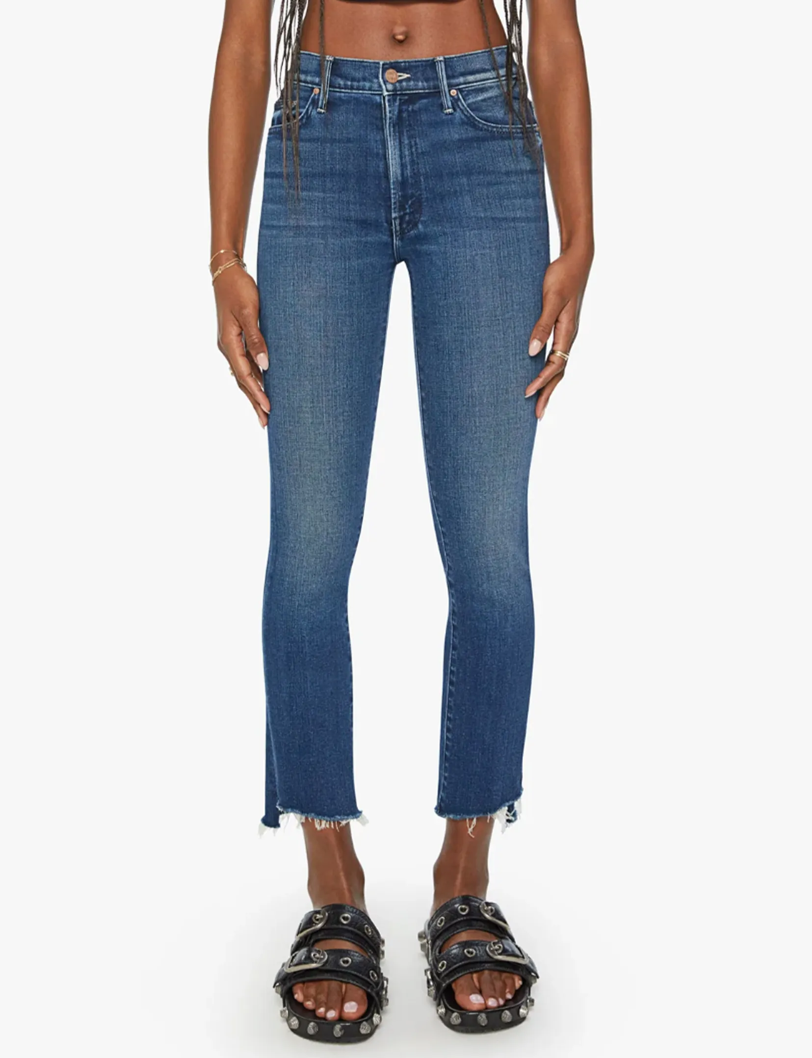 Insider Crop Step Fray High Rise, Sake To Me Simple Comfort Relaxed Waist Fit